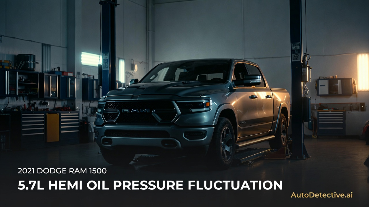 2021 Dodge RAM 1500 - 5.7L Hemi oil pressure fluctuation