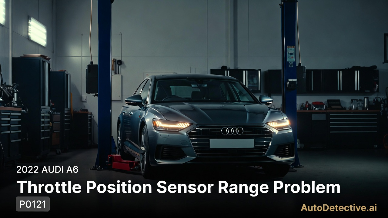 2022 Audi A6 - P0121 Code: Throttle Position Sensor Range/Performance Problem