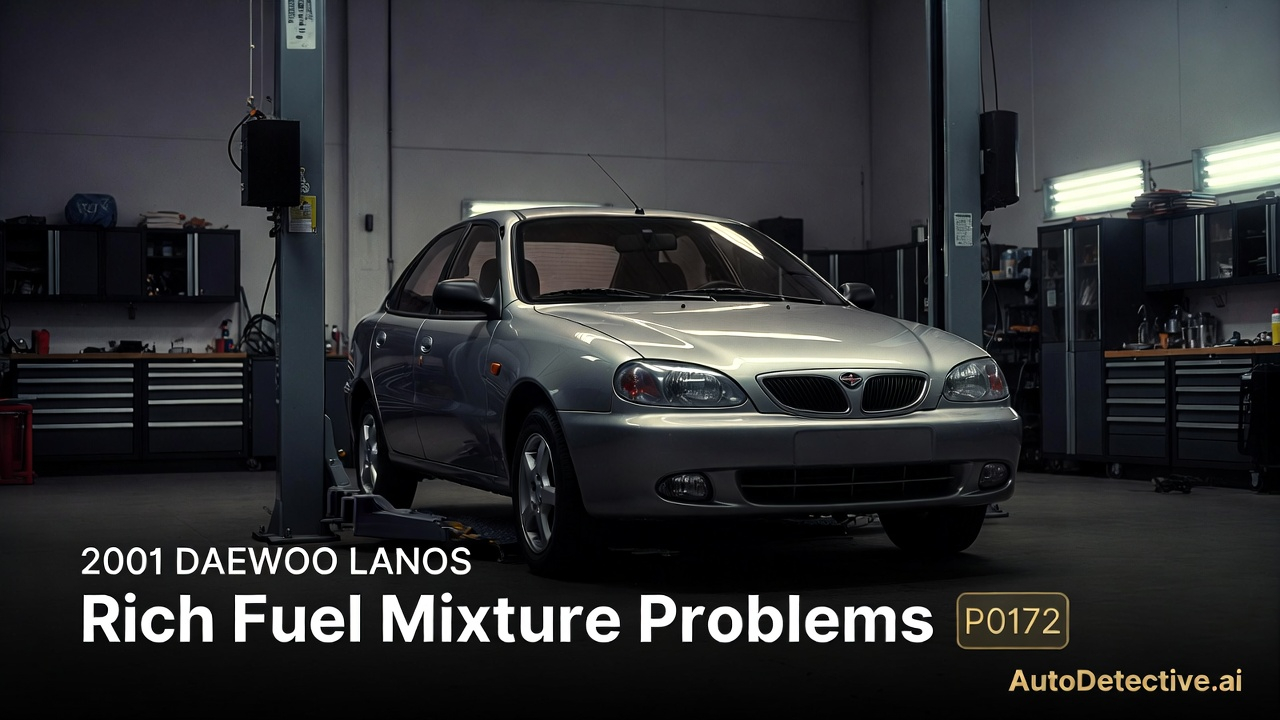 2001 Daewoo Lanos - Rich fuel mixture problems