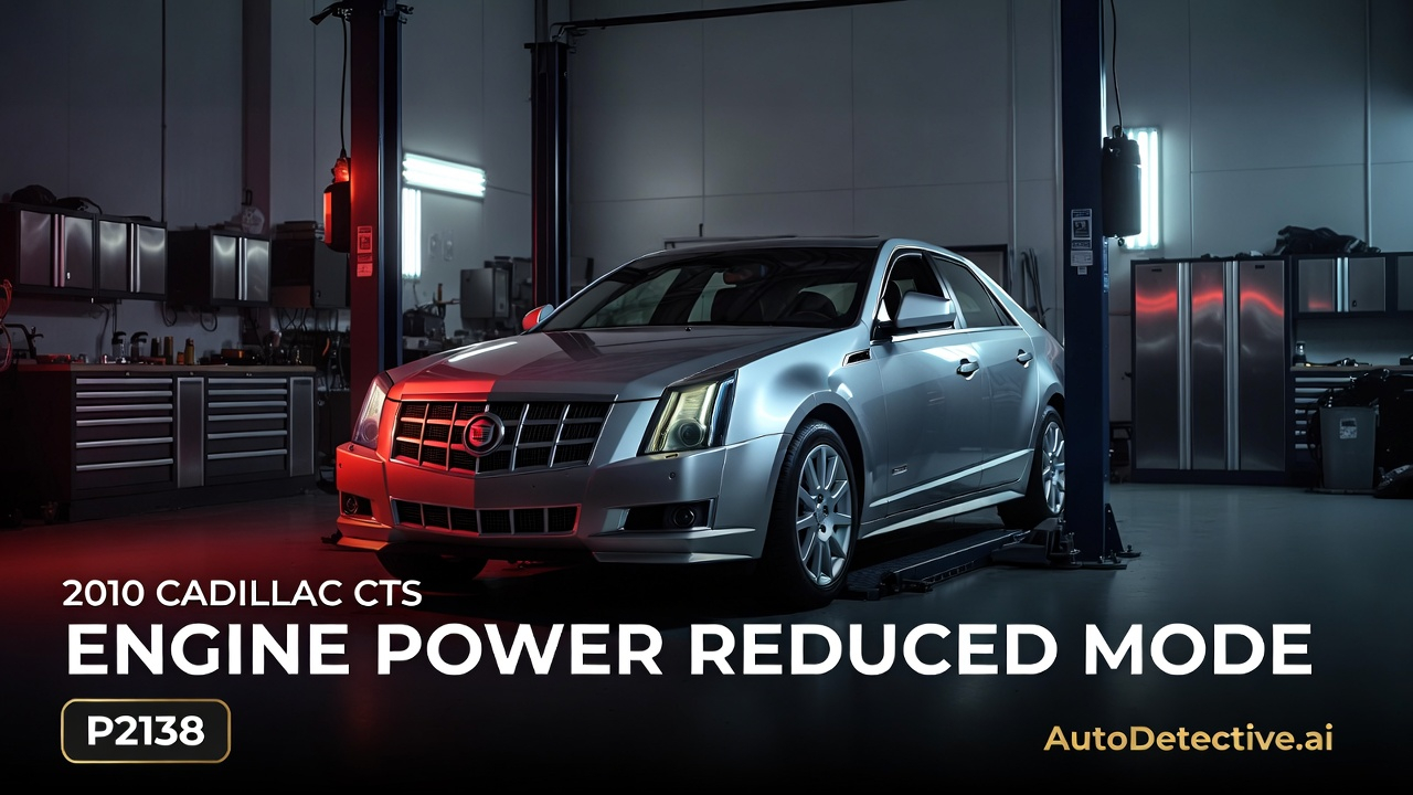 2010 Cadillac CTS - Engine Power Reduced Mode