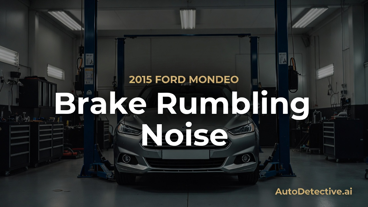2015 Ford Mondeo - Brake rumbling noise