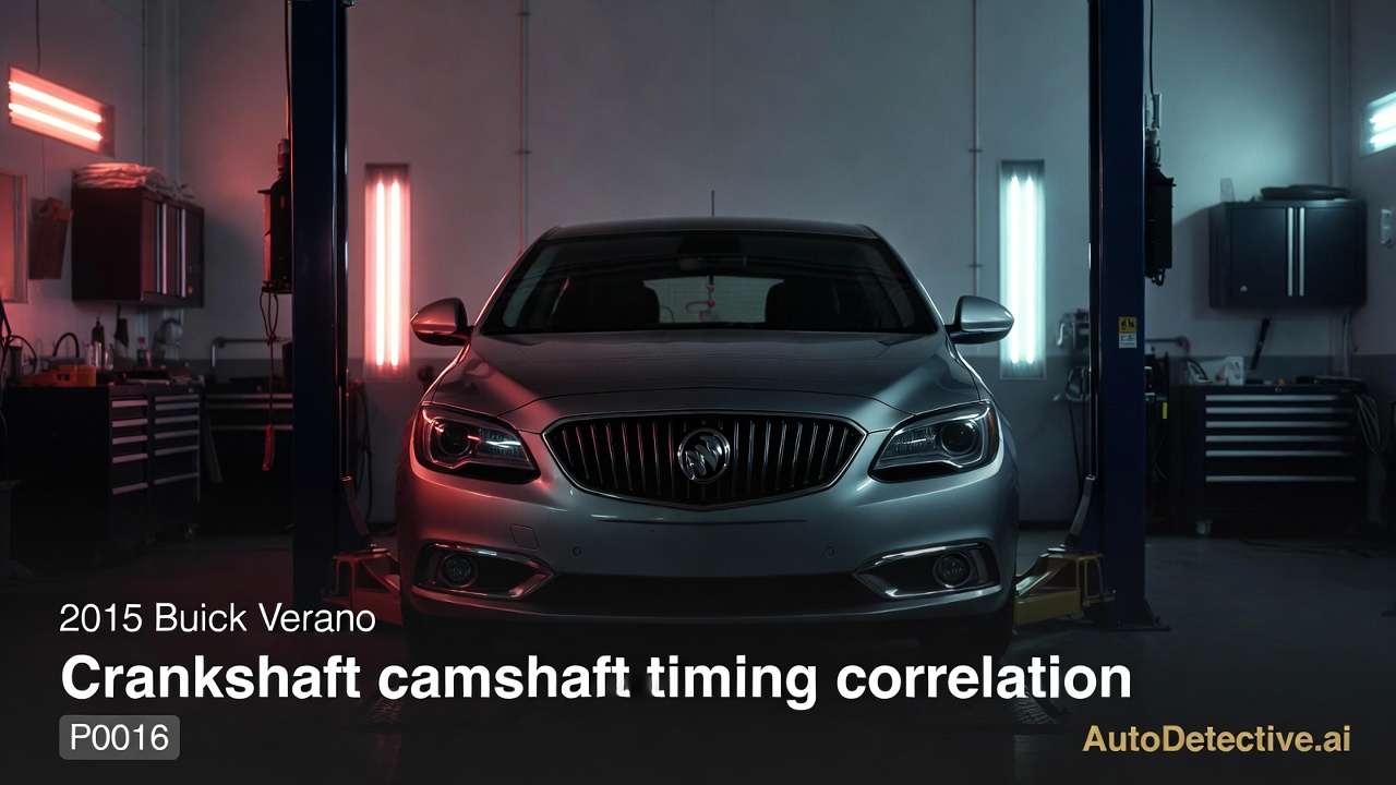 2015 Buick Verano - Crankshaft camshaft timing correlation